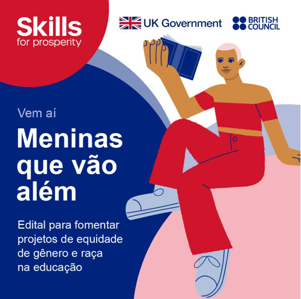 “Meninas Que Vão Além”. Edital tem valor de R$ 70 mil e foca em educação, equidade de gênero e raça. 